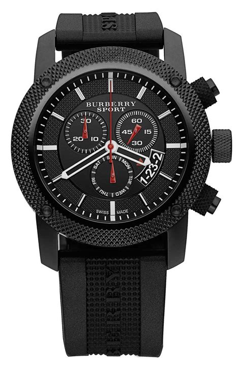 burberry sports watch|Burberry chronograph watch.